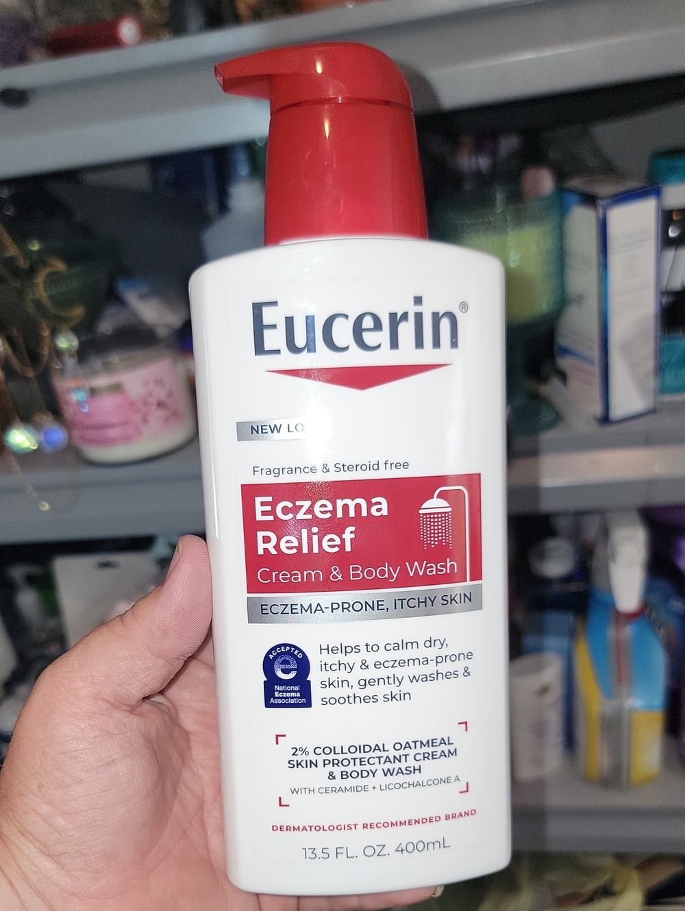 Eczema Relief Cream & Body Wash - Red/White